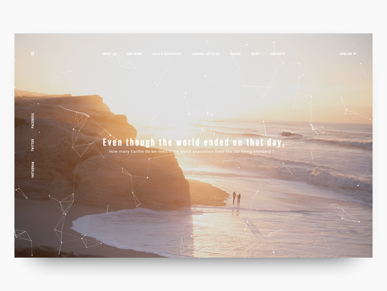 web design:Even though the world ended on that day,