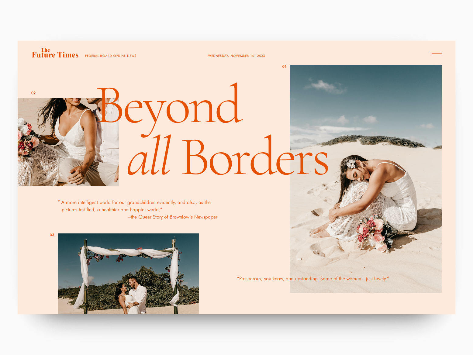 web design:Beyond All Borders